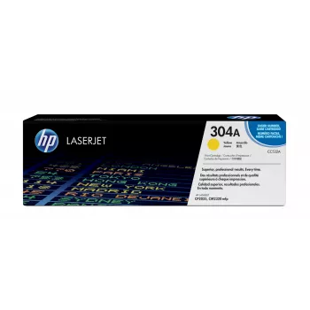 HP 304A geltona originali LaserJet tonerio kasetė, 2800 puslapių, geltona, 1 vnt.
