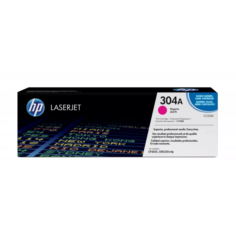 HP 304A Purpurinė originali LaserJet tonerio kasetė, 2800 puslapių, Purpurinė, 1 vnt.