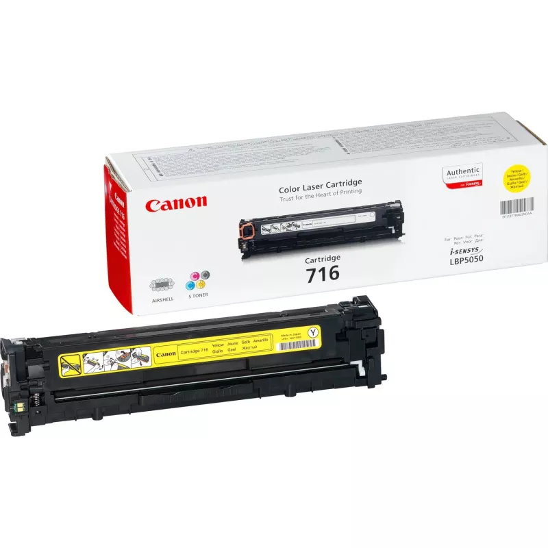 Canon 716 Y Tonerio kasetė 1 vnt. Originali geltona