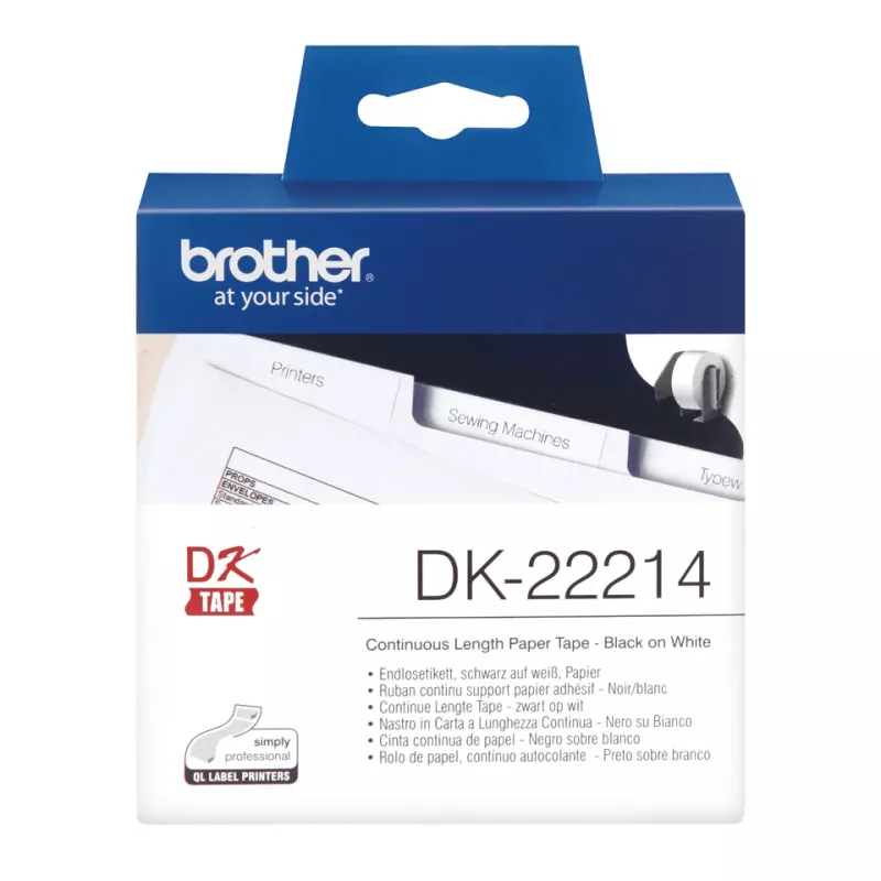 Begalinė popierinė juosta Brother DK22214