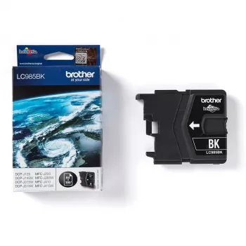 Brother LC985BK rašalo kasetė, 1 vnt., Originali, juoda