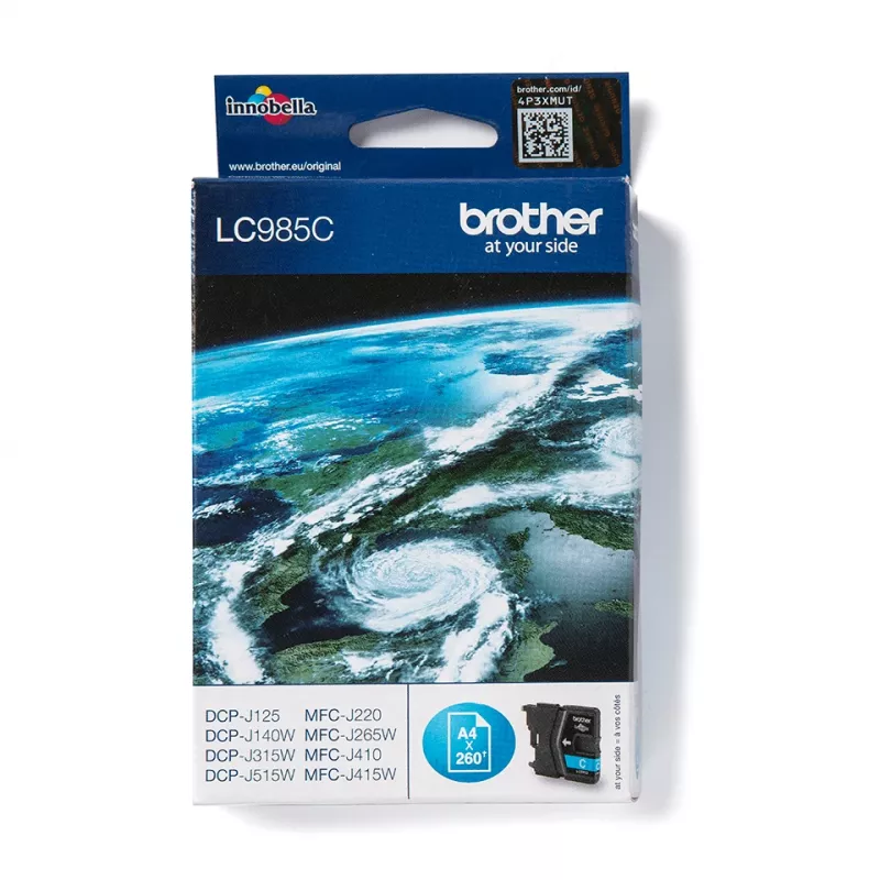Brother LC985C rašalo kasetė 1 vnt. Originali Žalsvai mėlyna