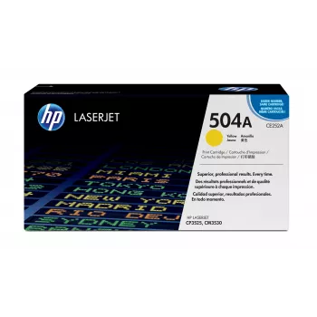 HP 504A geltona originali LaserJet tonerio kasetė, 7000 puslapių, geltona, 1 vnt.