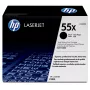 HP 55X didelės išeigos juoda originali LaserJet tonerio kasetė, 12500 puslapių, juoda, 1 vnt.