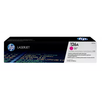 HP 126A Purpurinė Originali LaserJet tonerio kasetė, 1000 puslapių, Purpurinė, 1 vnt.