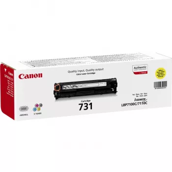 Canon 731 tonerio kasetė 1 vnt. Originali Geltona