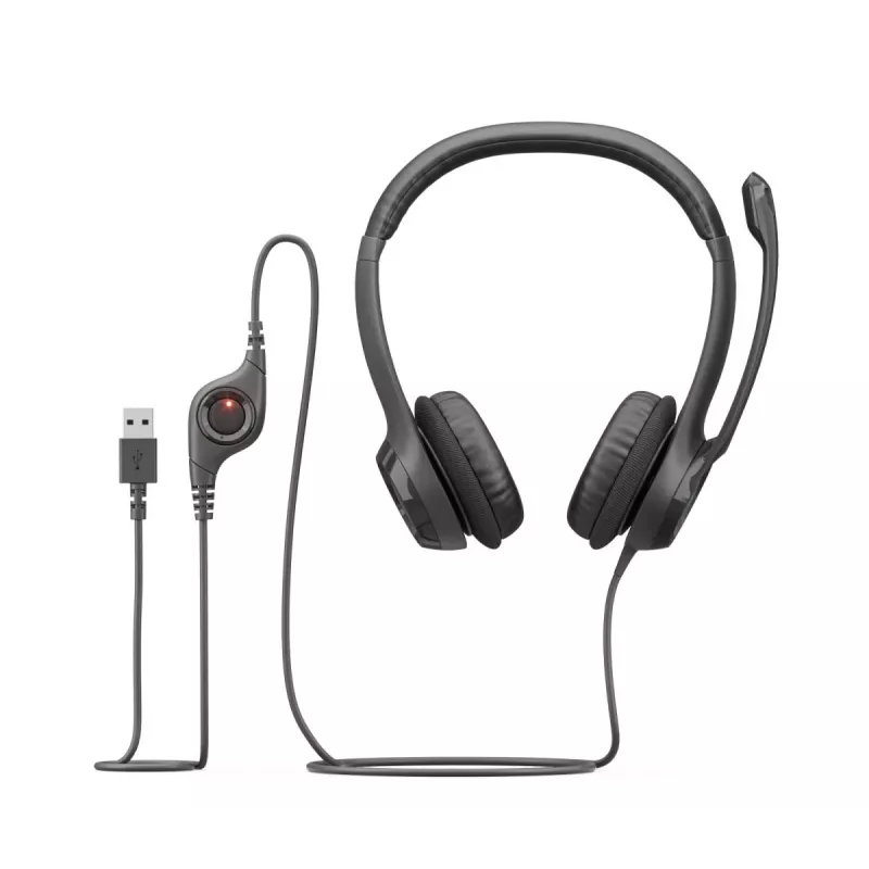 LOGITECH Ausinė - H390 - USB-A - juoda