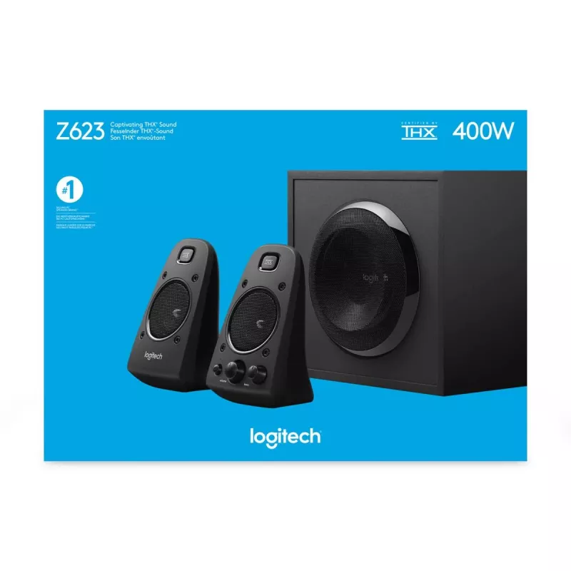 Garsiakalbiai Logitech SPEAKER 2.1 Z623/980-000403 200W