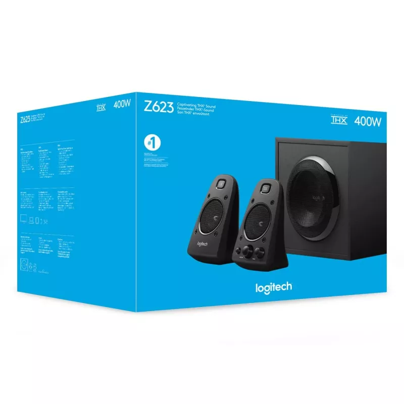 Garsiakalbiai Logitech SPEAKER 2.1 Z623/980-000403 200W