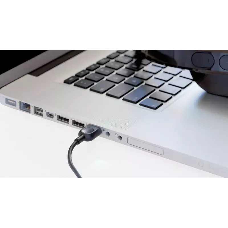 Ausinės Logitech H540 su įmontuotu mikrofonu USB Type-A Juodos
