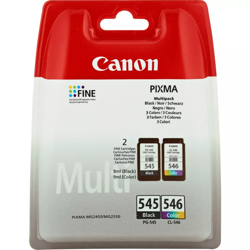 Canon PG-545/CL-546 BK/C/M/Y rašalo kasetės multipakas