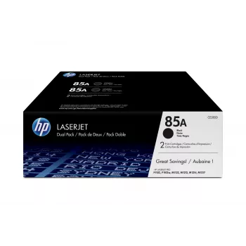 HP 85A 2 vnt. juodi originalūs LaserJet tonerio kasetės
