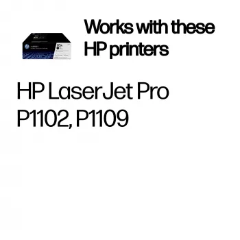 HP 85A 2 vnt. juodi originalūs LaserJet tonerio kasetės