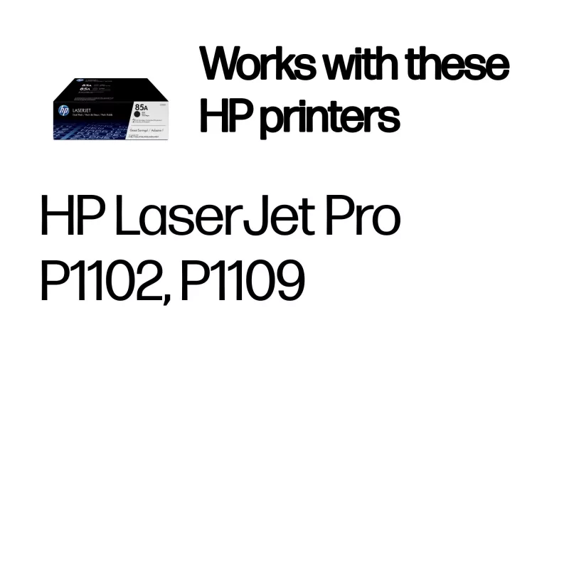 HP 85A 2 vnt. juodi originalūs LaserJet tonerio kasetės