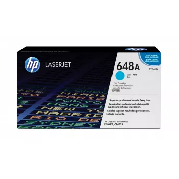 Tonerio kasetė HP 648A CE261A 7000 puslapių, žydra