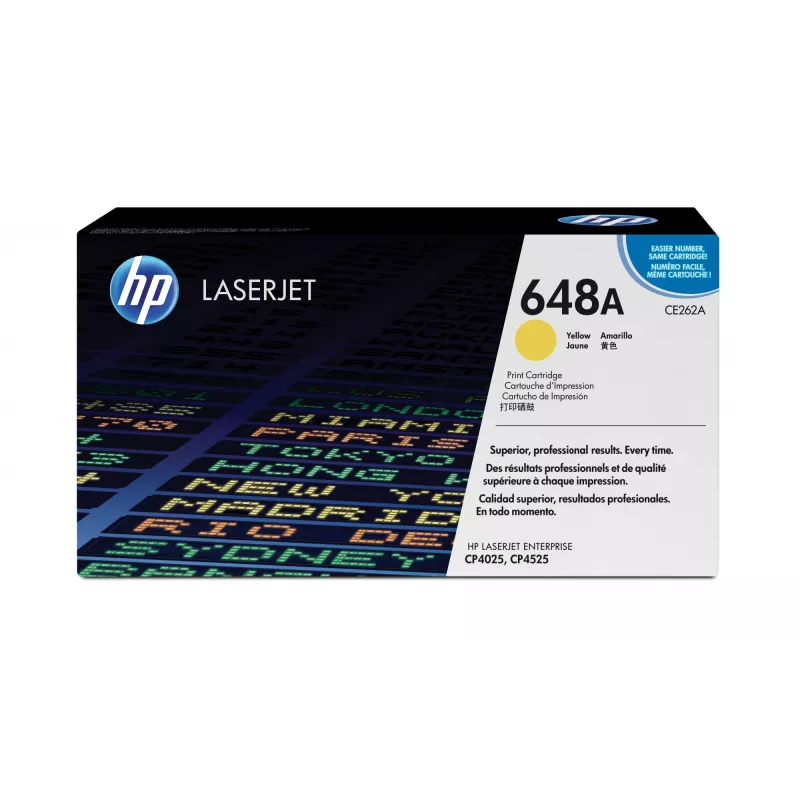 HP 648A geltona originali LaserJet tonerio kasetė, 11000 puslapių, geltona, 1 vnt.