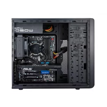 COOLER MASTER Chassis Coolermaster Force 500midi-tower ATX be maitinimo šaltinio juodas