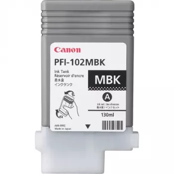 Canon PFI-102MBK rašalo kasetė Originali Matinė juoda
