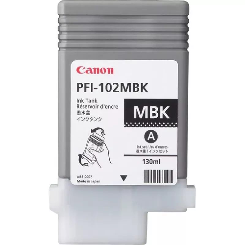 Canon PFI-102MBK rašalo kasetė Originali Matinė juoda