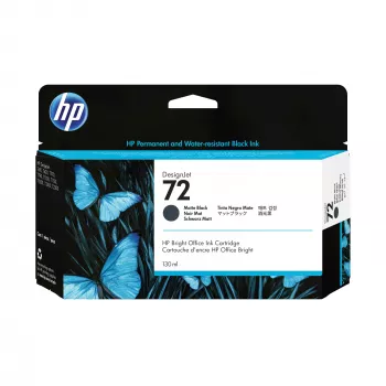 HP 72 130 ml matinės juodos spalvos rašalo kasetė, skirta DesignJet