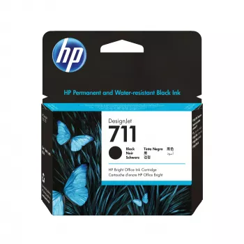 HP 711 80-ml juoda DesignJet rašalo kasetė