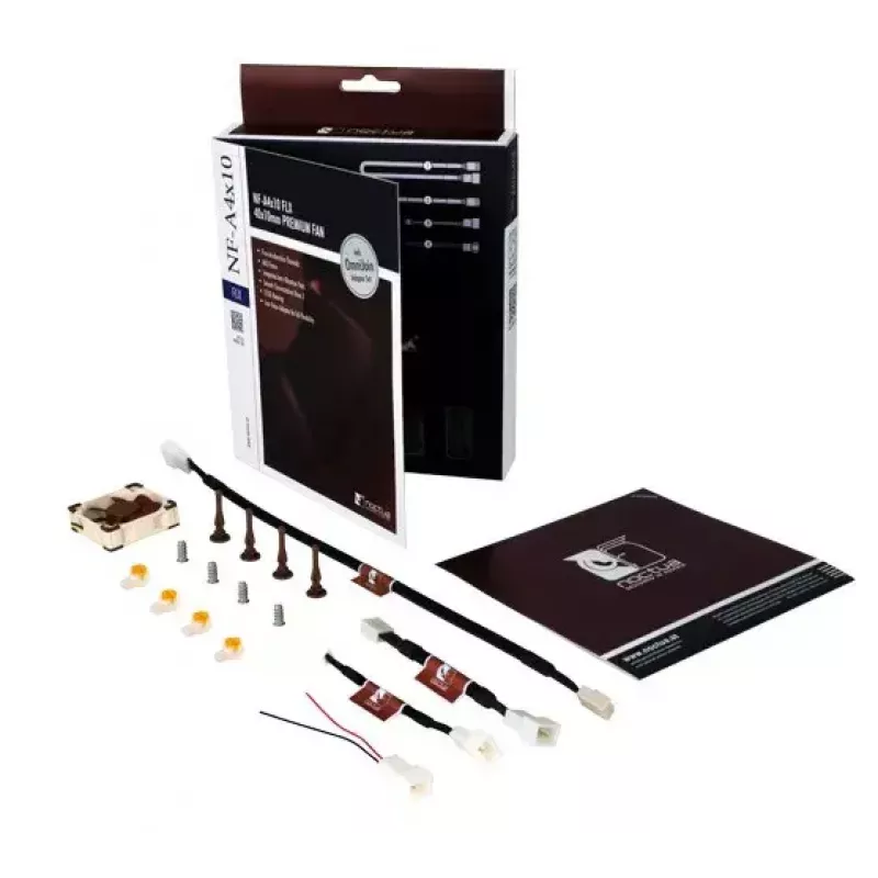 Ašinis ventiliatorius Noctua NF-A4x10 FLX 40 mm, 12 V, 4500 RPM, 8,2 m³/h, 10 mm aukštis