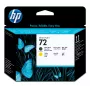 HP 72 matinės juodos ir geltonos spalvos „DesignJet“ spausdinimo galvutė