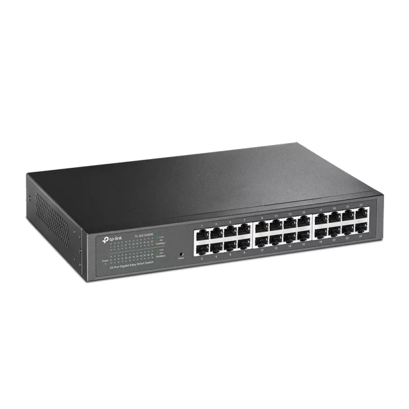 TP-Link 24 prievadų Gigabit Easy Smart valdomas jungiklis, L2, Gigabit Ethernet (10/100/1000), montavimas stove, 1U