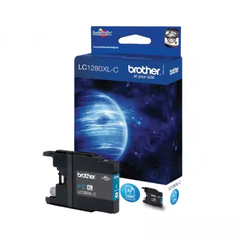 Brother LC1280XLC rašalo kasetė 1 vnt. Originali didelės (XL) talpos žydra