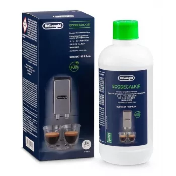 De’Longhi DLSC500 EcoDecalk, nukalkinimo priemonė, balta, 0,5 L, 1 vnt., 80 mm, 80 mm