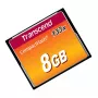 CompactFlash kortelė Transcend TS8GCF133, 8 GB, skaitymo greitis 50 MB/s, rašymo greitis 20 MB/s