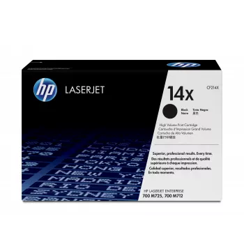 HP 14X didelės išeigos juoda originali LaserJet tonerio kasetė, 17500 puslapių, juoda, 1 vnt.