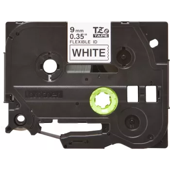 Laminuota juosta Brother TZe TZEFX221 juoda ant balto 9mm