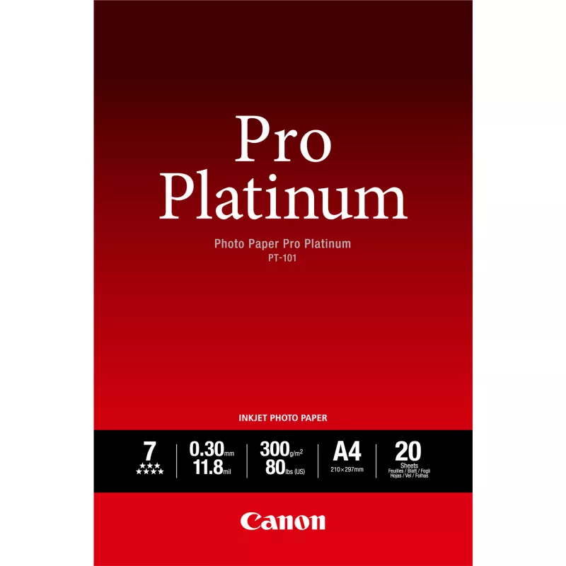Canon PT-101 Pro Platinum fotopopierius A4 - 20 lapų