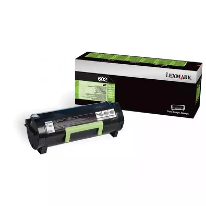 Lexmark 602 dažų kasetė, 2000 puslapių, juoda