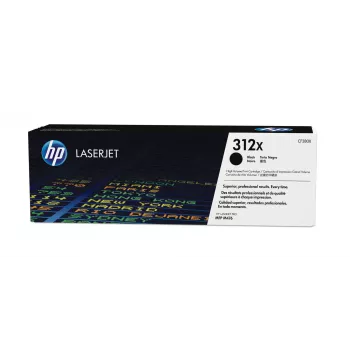 Kasečių HP 312X High Yield CF380X 10000 puslapių juoda