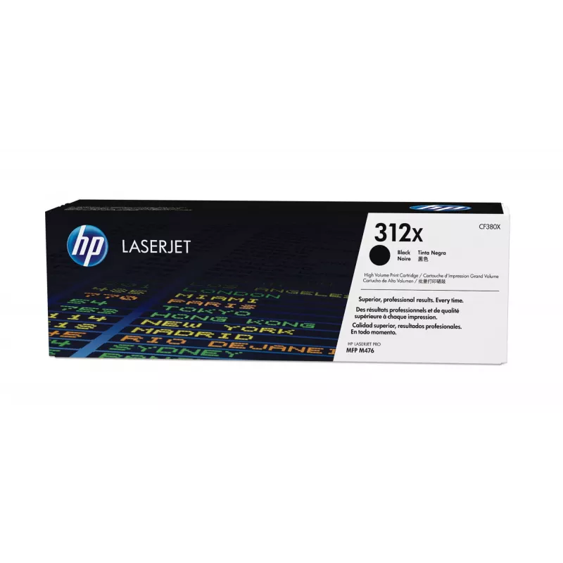 Kasečių HP 312X High Yield CF380X 10000 puslapių juoda