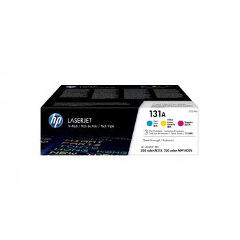 HP 131A 3 vnt. rinkinys Cyan/Magenta/Yellow Original LaserJet tonerio kasetės