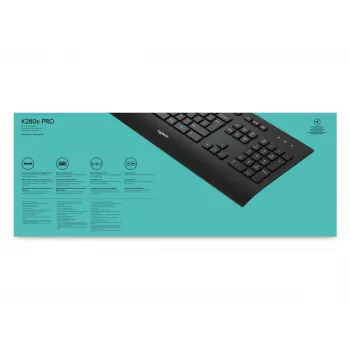 LOGITECH Laidinė klaviatūra K280e - Qwerty Us Int'l
