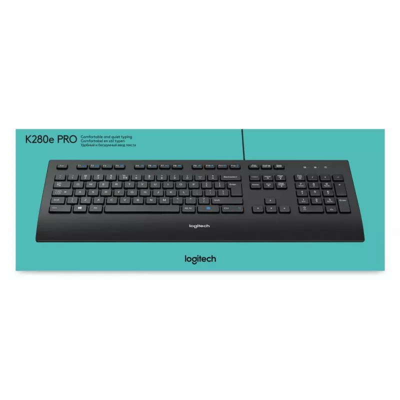 LOGITECH Laidinė klaviatūra K280e - Qwerty Us Int'l