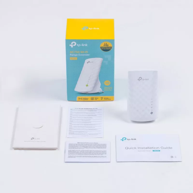 TP-Link RE200 tinklo stiprintuvas Tinklo kartotuvas Baltas 10, 100 Mbit/s
