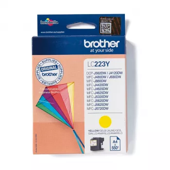 Brother LC223Y rašalo kasetė 1 vnt. Originali geltona