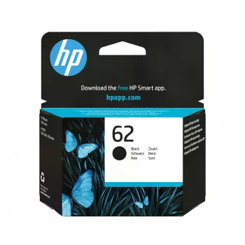 HP 62 Juoda originali rašalo kasetė