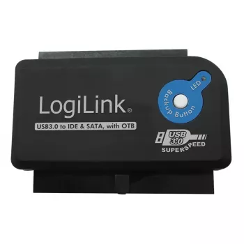 kabelis jungčių adapteris LogiLink AU0028A USB 3.0 IDE SATA Juoda