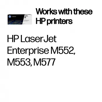 Tonerio kasetė HP 508A juoda CF360A 6000 puslapių
