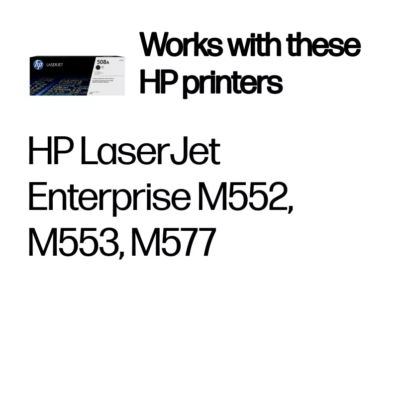 Tonerio kasetė HP 508A juoda CF360A 6000 puslapių