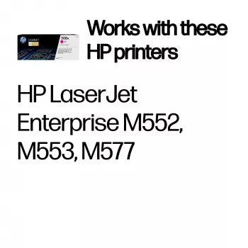 HP 508A Original LaserJet tonerio kasetė, purpurinė