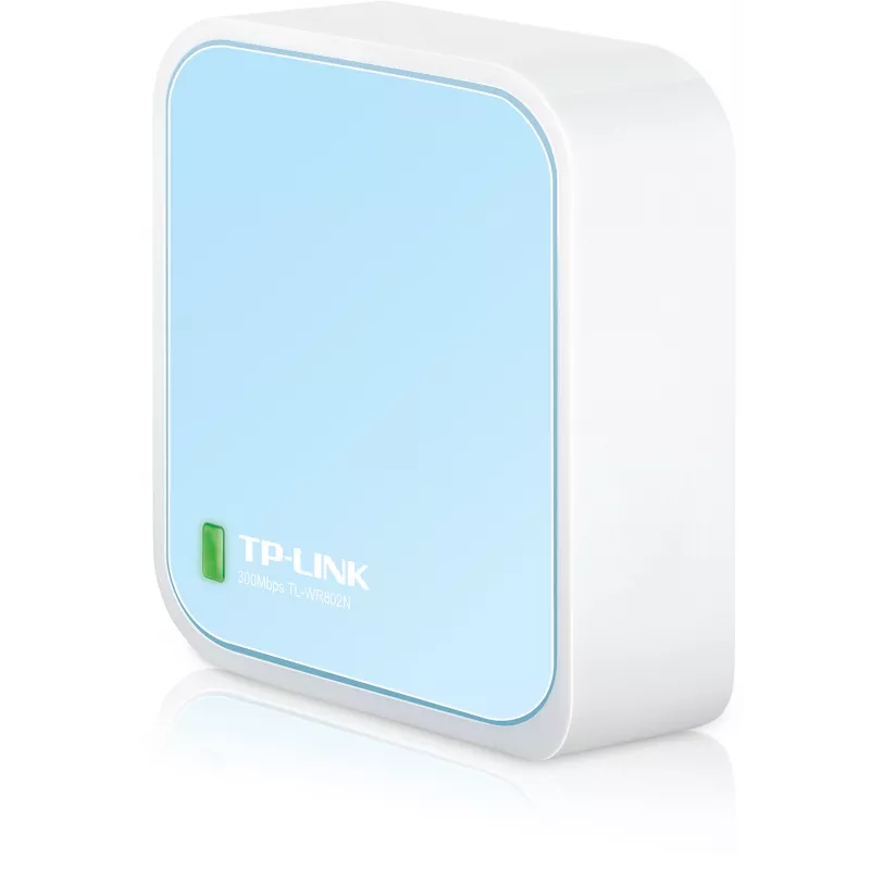 TP-Link TL-WR802N belaidis maršrutizatorius Fast Ethernet vienos juostos (2,4 GHz) mėlyna, balta