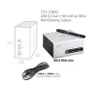 CLUB3D USB 3.2 Gen 1 4K UHD 30Hz Mini Dock stotelė itin plono dizaino