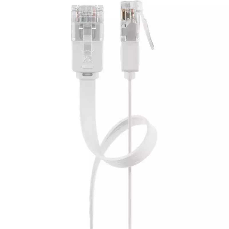 Tinklo kabelis Goobay 93357 RJ-45 Cat5e 0.5 m Baltas